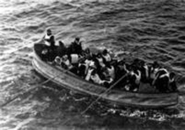 12:45 AM- The first lifeboat is launched.