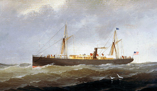 Miners Arrive on Coastal Steamer