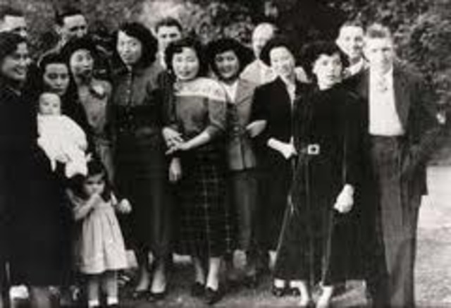 Refugees and War Brides.