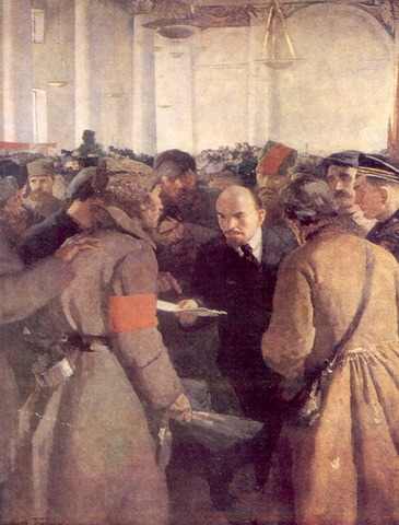 В Петрограде открылся II съезд Советов.