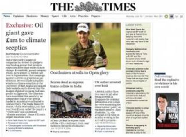 Les révélations du Times