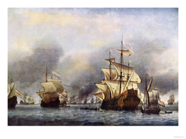 War betwwen England and Holland