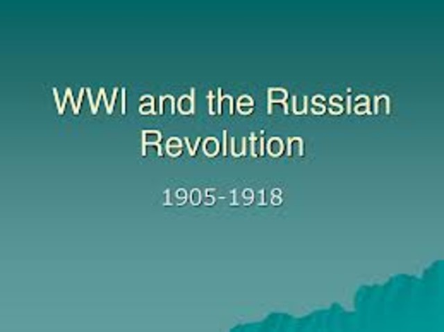 start of Russian Rev.