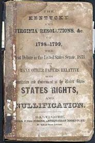 Alien and Sedition Acts (associate Kentucky and Virginia Resolutions) (1798)