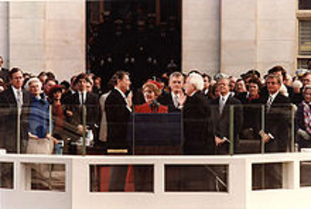 The Inauguration of President Reagan