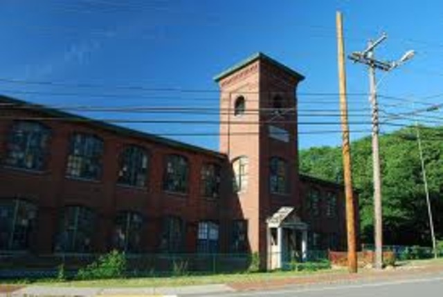 First mill in Forge Village is erected