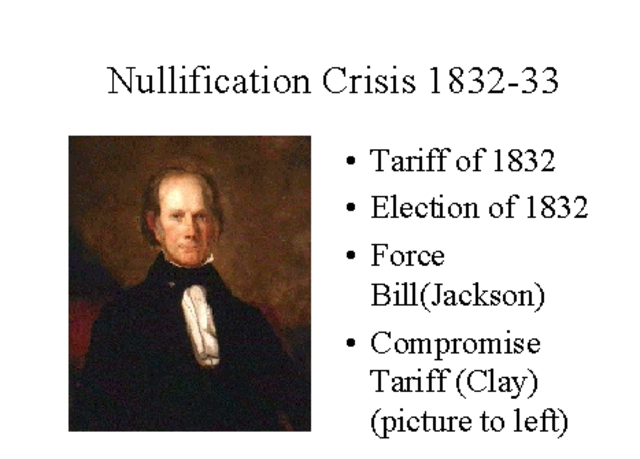 Nullification Crisis 1832