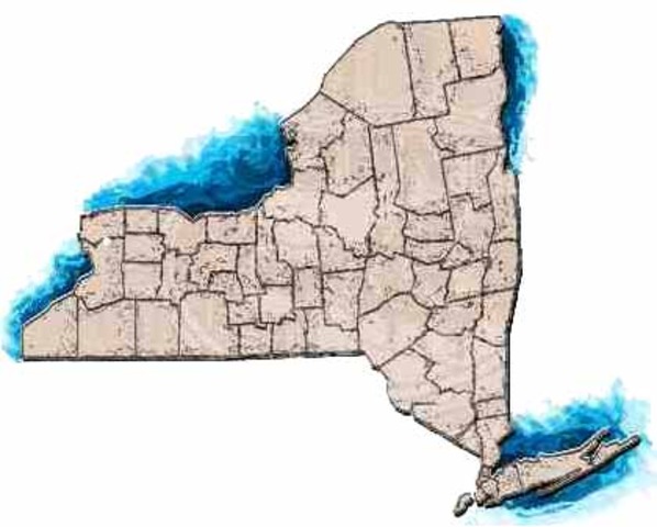 The colony of New York