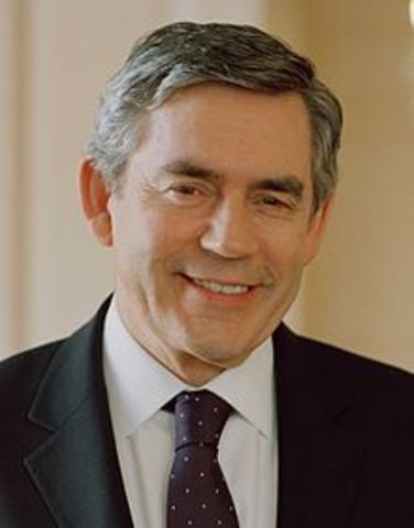 Grdon Brown becomes Prime Minister