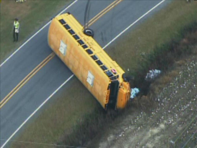 Panic spreads on the bus. Exposition