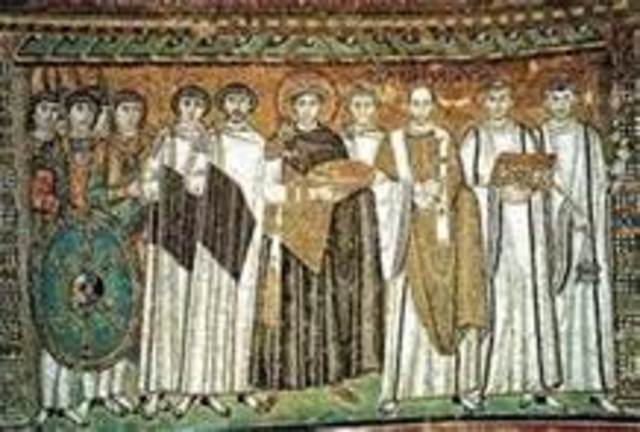 Justinian and his Attendants