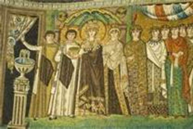 Theodora and attendants