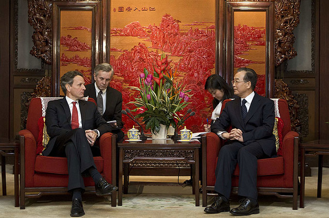 Timothy Geithner, U.S. Treasury Secretary, Visits China To Find Support For Iranian Oil Sanctions