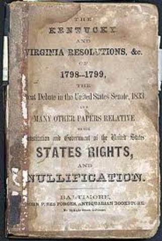 Virginia & Kentucky Resolutions written