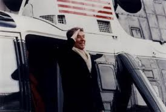 Reagan's Last Day as President