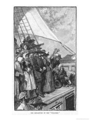 Off to the New World