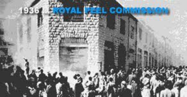 Royal Commission Recomdentaiton (Royal Peel Commission)