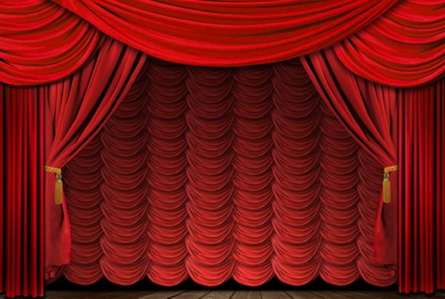 Curtain opens!