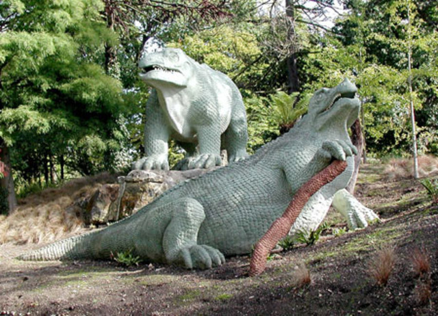 Begins the dinosaurs