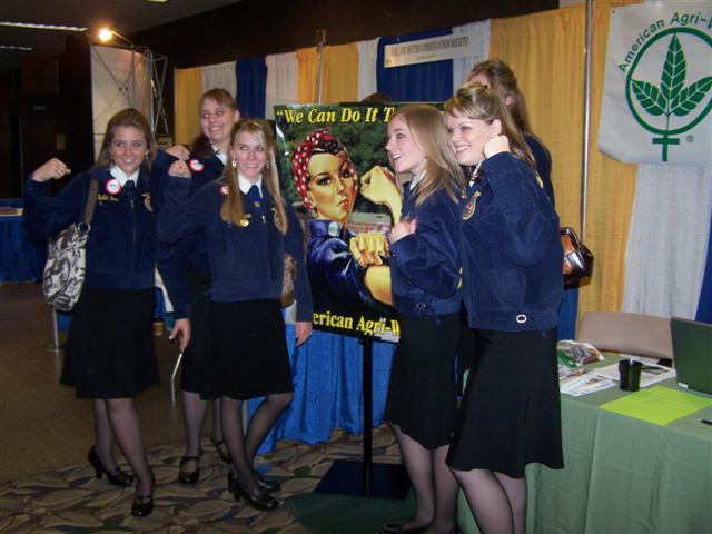 Girls were allowed to join the F,F,A,