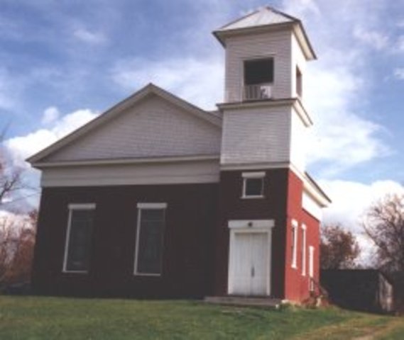 Surveying of the site for Westford's first meeting house (near precint site of First Parish Church)