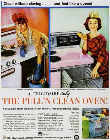 1940's Because men never cook and Women never work