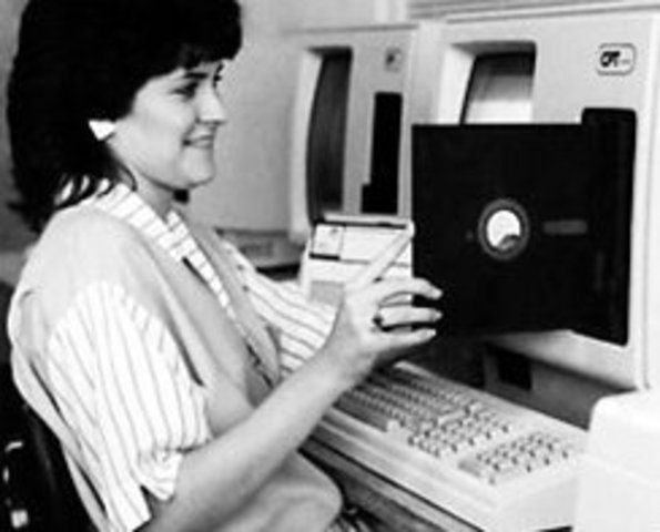IBM creates the first floppy disk