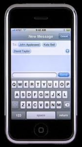 first text message