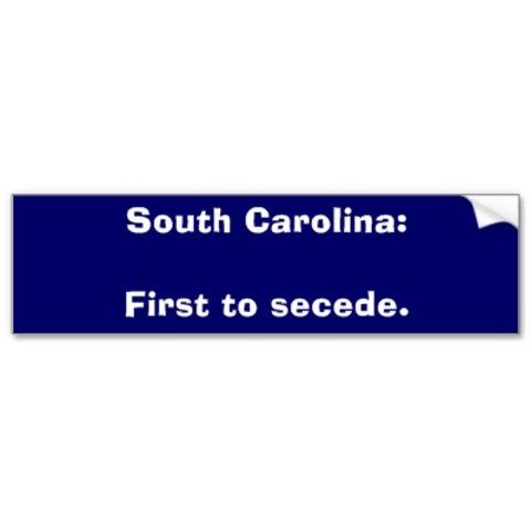 South Carolina is the First State to Secede From the Union