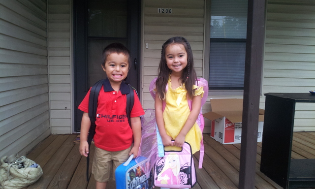 First day of school at Beaumont