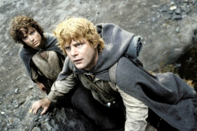 Frodo y Sam, destruyen el anillo