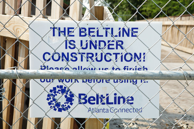 Monroe Drive and 10th Street and ending at DeKalb Avenue