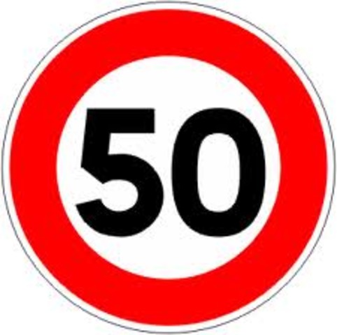 Limitations de vitesse définitivement adoptées