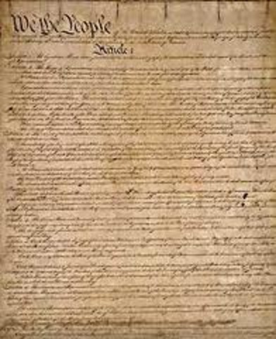 Ratifying the Constitution.