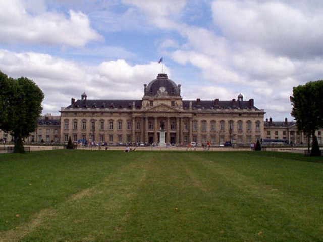 Won a military scholarship to École Militaire