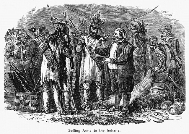 Trading Between the Indians and the DUtch