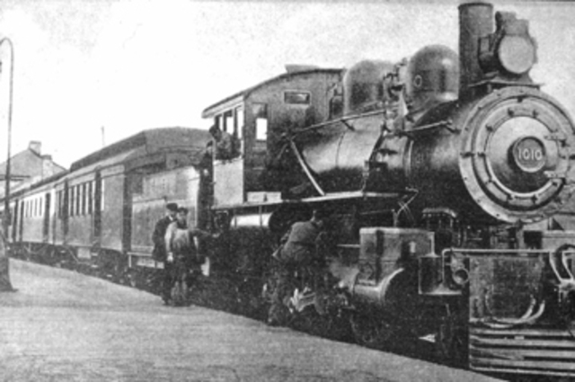 The first Passenger Rail line opened in Britan