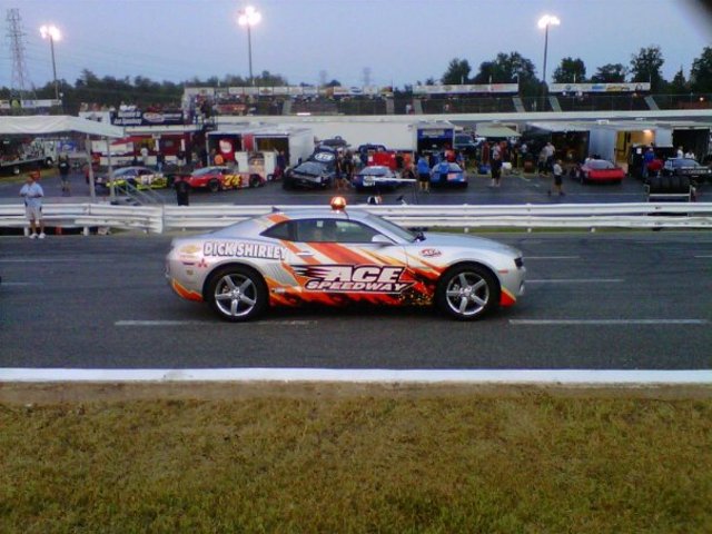 Took my first laps in the pace car