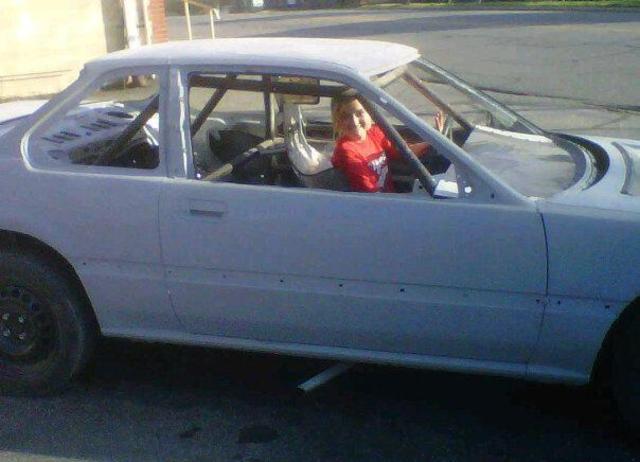 Driving it for the first time in our shop parking lot