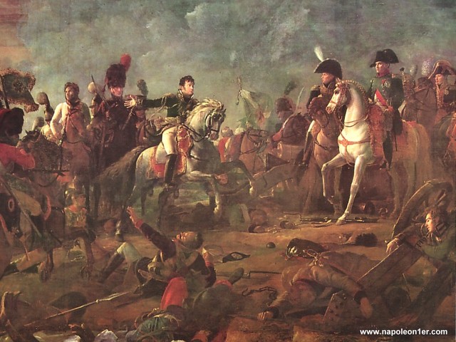 Napolean defeats Austria and Russia