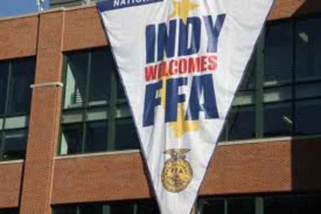 The National FFA convenction was help in Indianapolis, Indiana