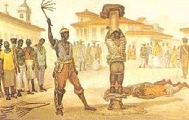 The Spanish take the 1st African slaves to Hispaniola