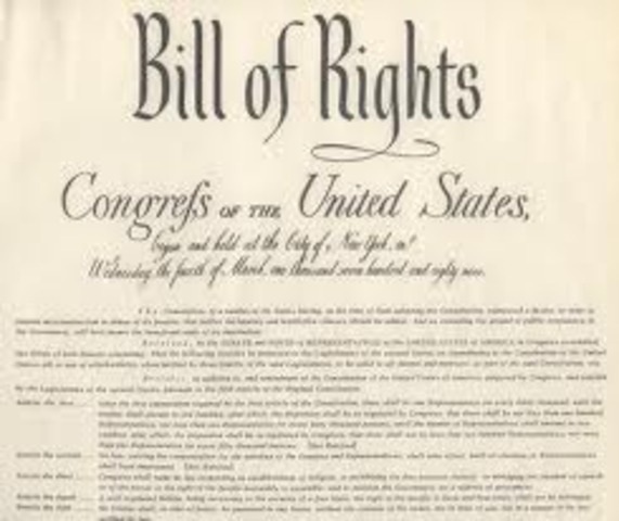 Bill of rights was added to constitution