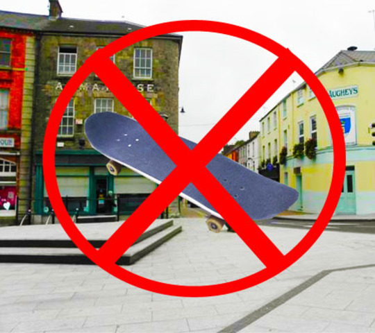 Skateboarding Banned!
