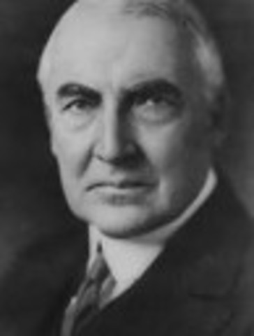 Death of President Warrem G. Harding