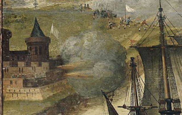 Into war between England and Holland