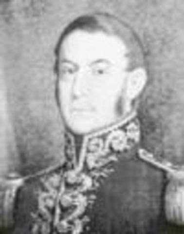 Jose de San Martin takes command of the Army of the North