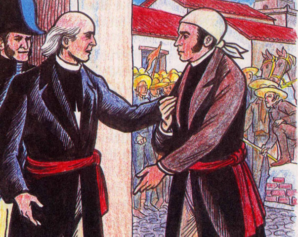 Entrevista de Hidalgo con Morelos