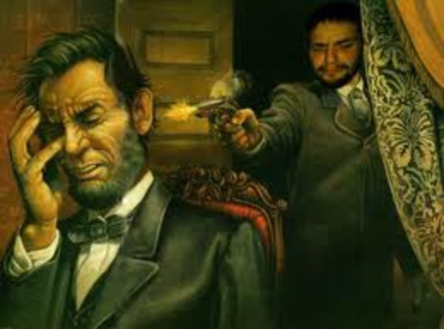 Abraham Lincon gets assasinated