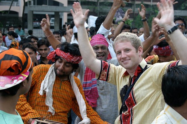 visiting the areas where his thing were from